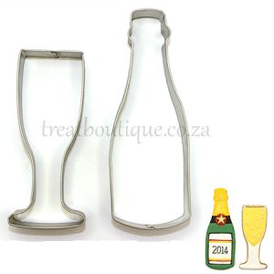 Champagne Bottle and Flute Set Cutter