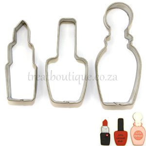Lipstick Nail Polish and Perfume Set Cutter